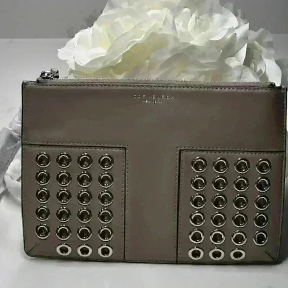 NWOT! Authentic Tory Burch block T grommet mini crossbody Bag/clutch Purse - Picture 6 of 8